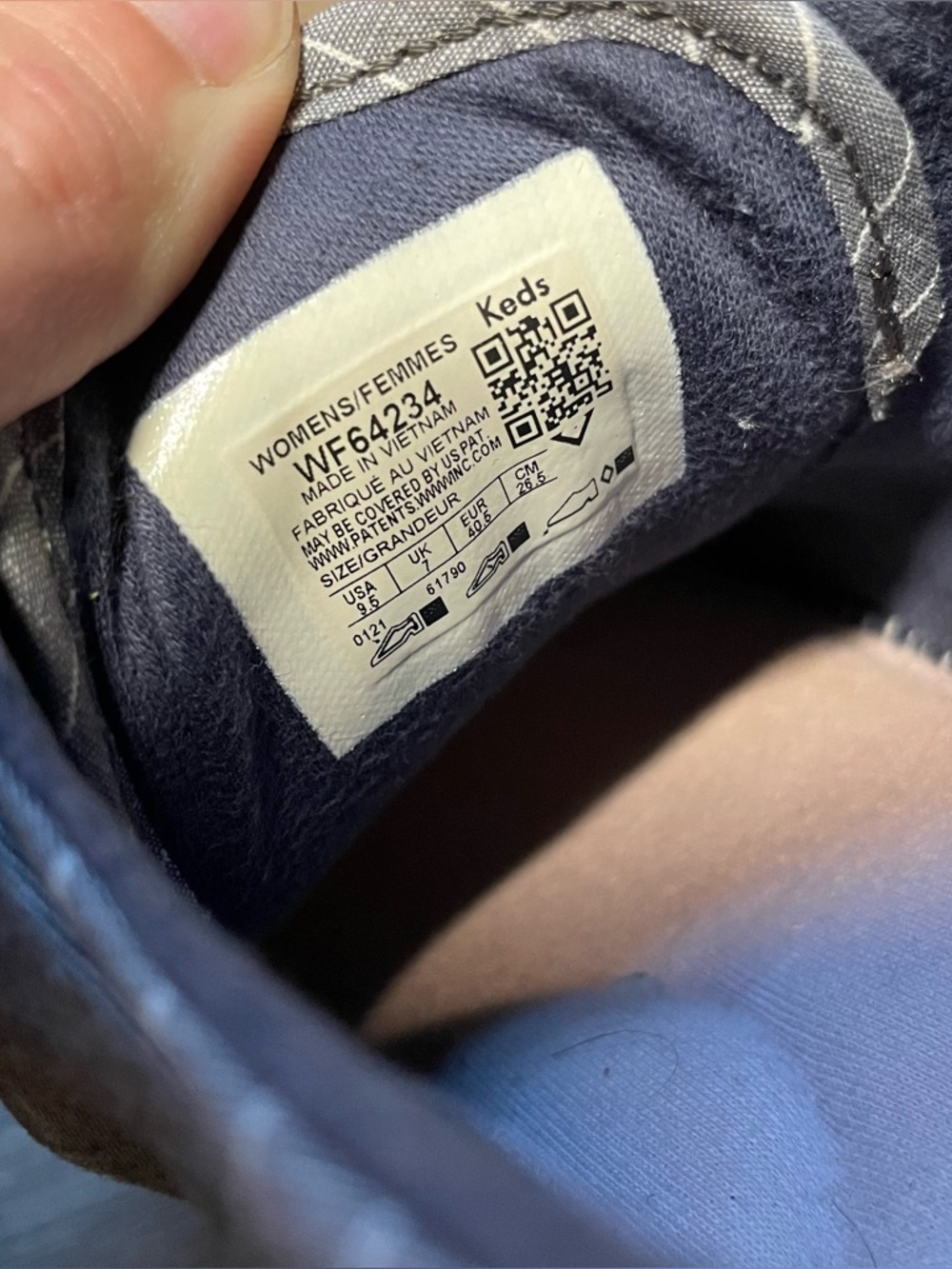 Keds Womens Size 9.5 Center III Chambray Lace Up Sneakers Light Blue Canvas Shoe - Picture 9 of 9